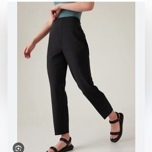 Athleta Black Straight Leg Pants